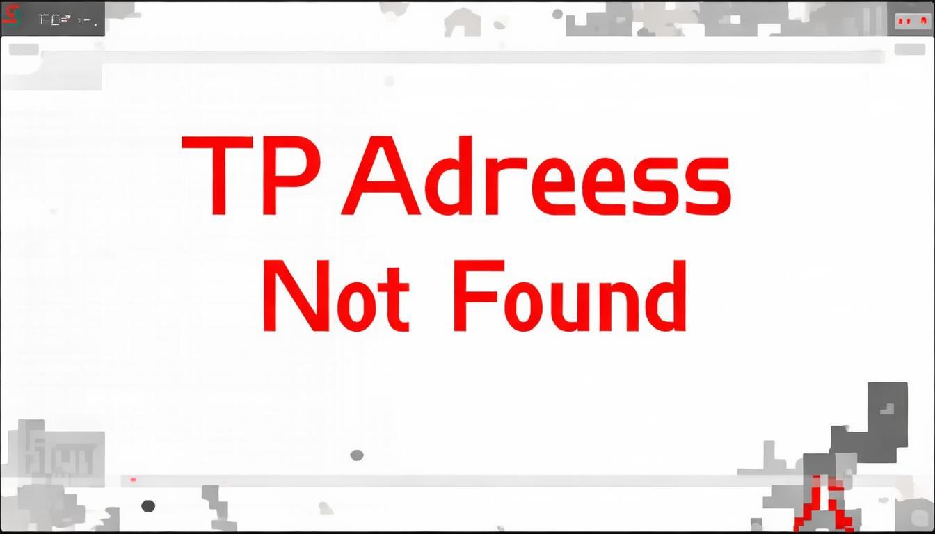 TP地址查询不到  第1张